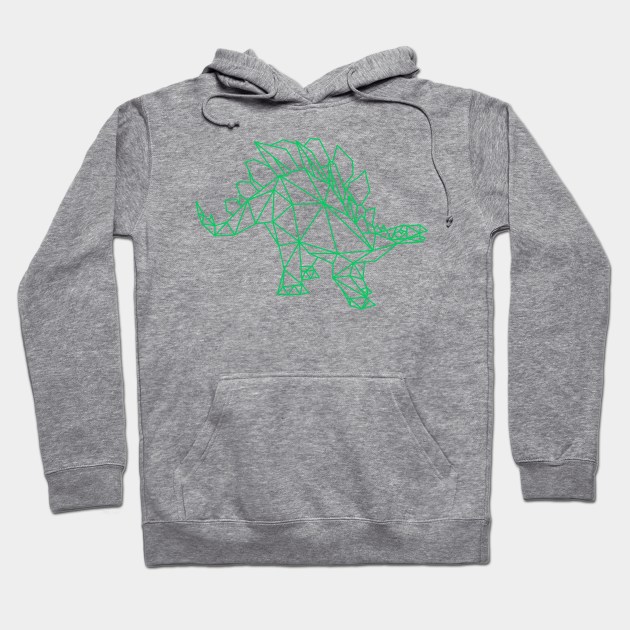 Stegosaurus Paleontology Dinosaur Hoodie by DimDom